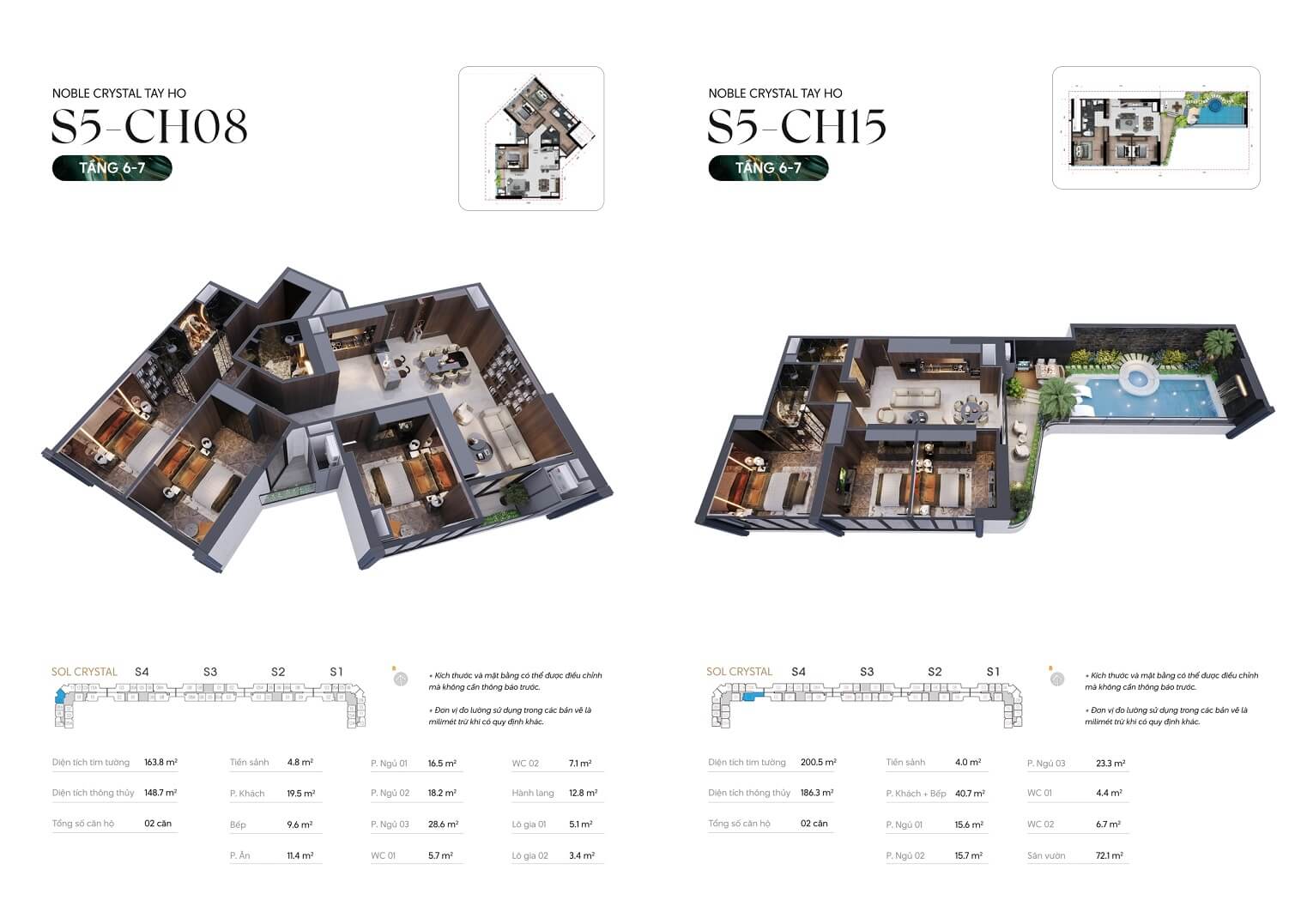 THIẾT KẾ CĂN HỒ NOBLE CRYSTAL TÂY HỒ CIPUTRA